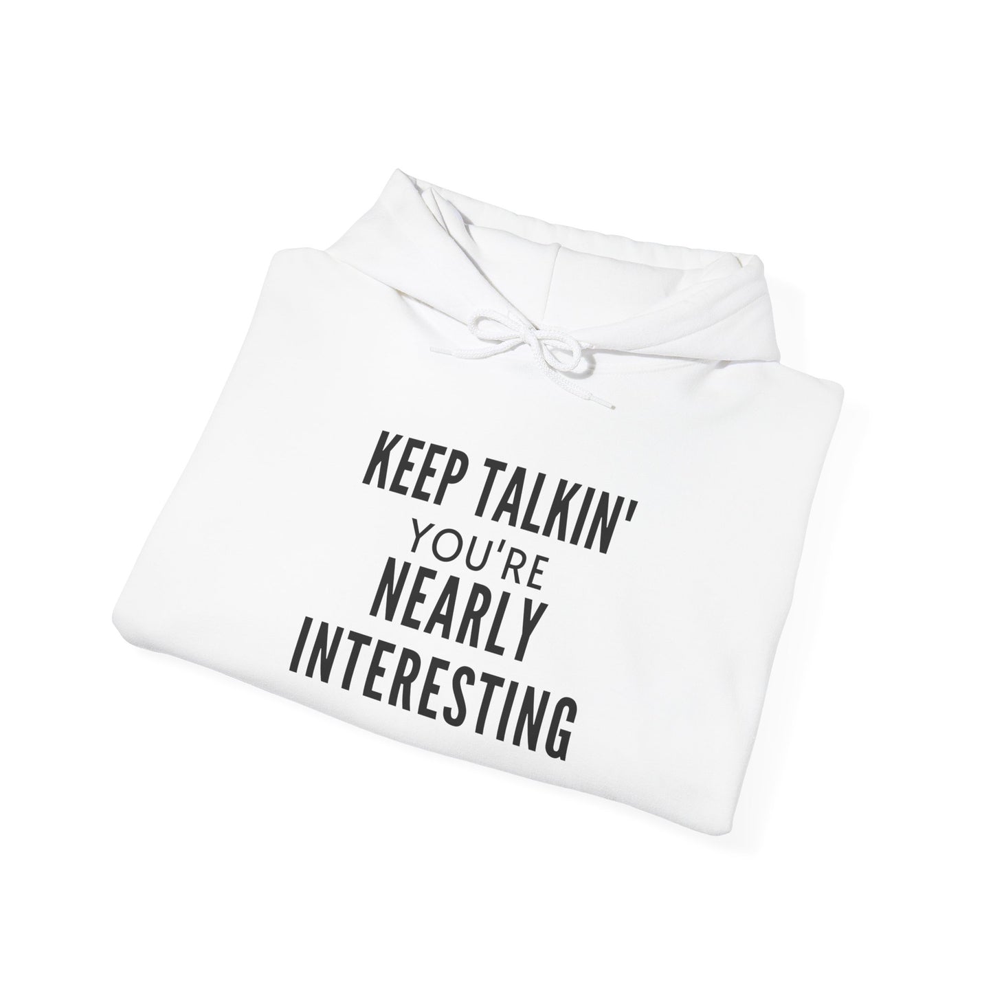 Funny Keep Talkin' - Unisex Heavy Blend Hoodie