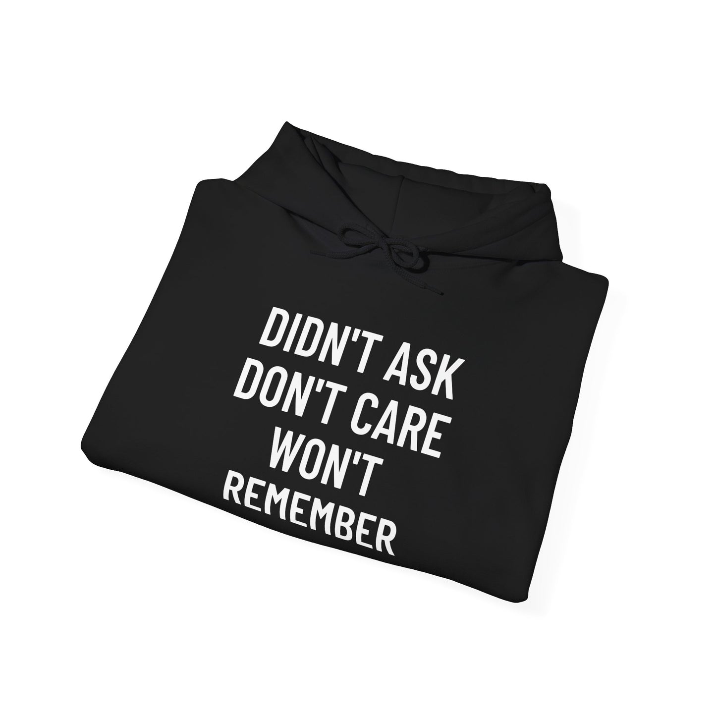 Didn’t Ask Don’t Care Hoodie - Unisex Heavy Blend Sweatshirt for Everyday Comfort