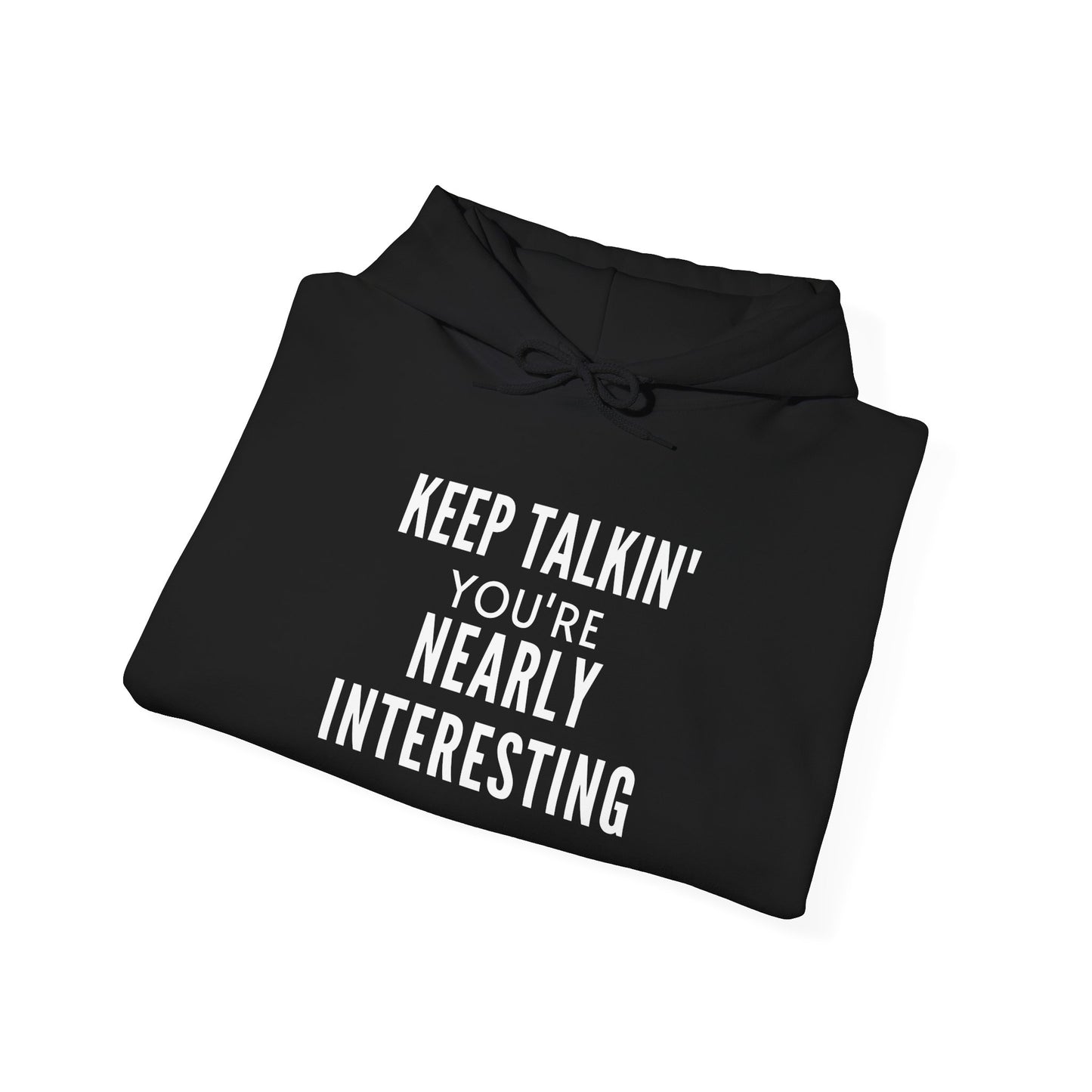 Funny Keep Talkin' - Unisex Heavy Blend Hoodie